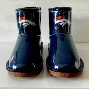 Denver Broncos Water Resistant Rubber Rain Boot